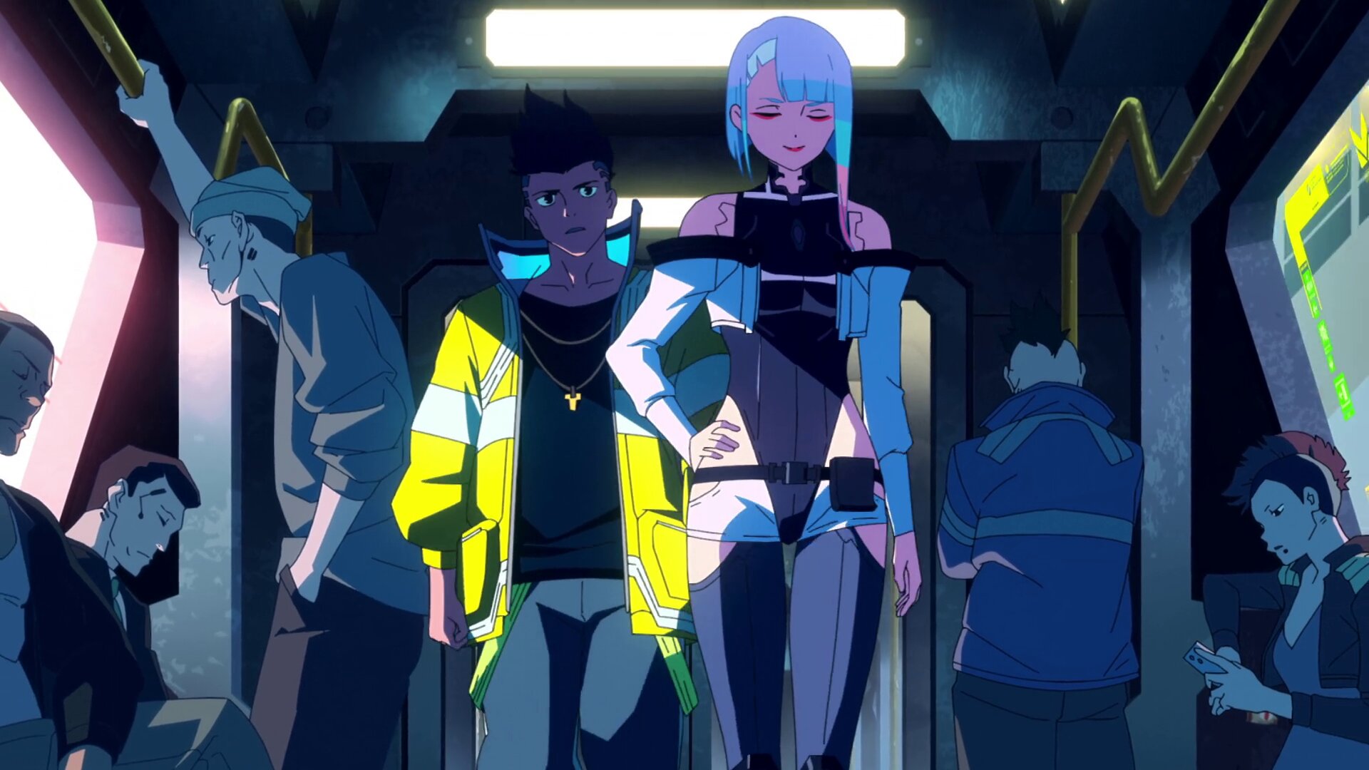 Cyberpunk: Edgerunners Highlights David and Lucy in New Music Video