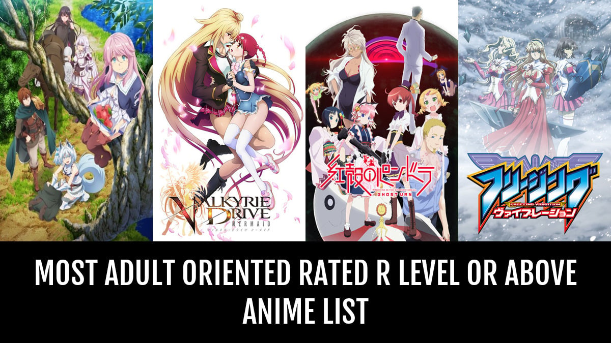 Most Adult Oriented Rated R Level or above Anime - by Epimondas | Anime- Planet