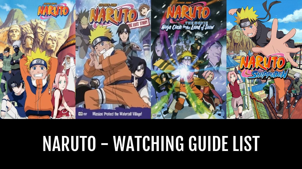 Naruto - Watching Guide - by Halex | Anime-Planet